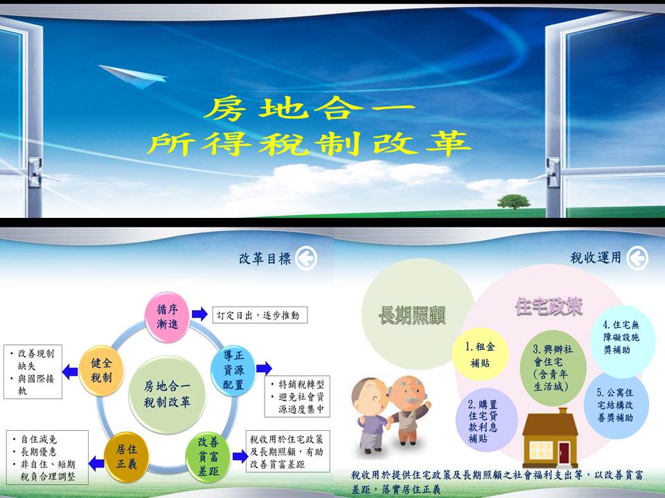 房地合一課徵所得稅制改革